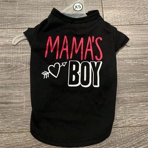 Brand New XS Dog Pet Shirt Mama’s Boy by Simply Wag